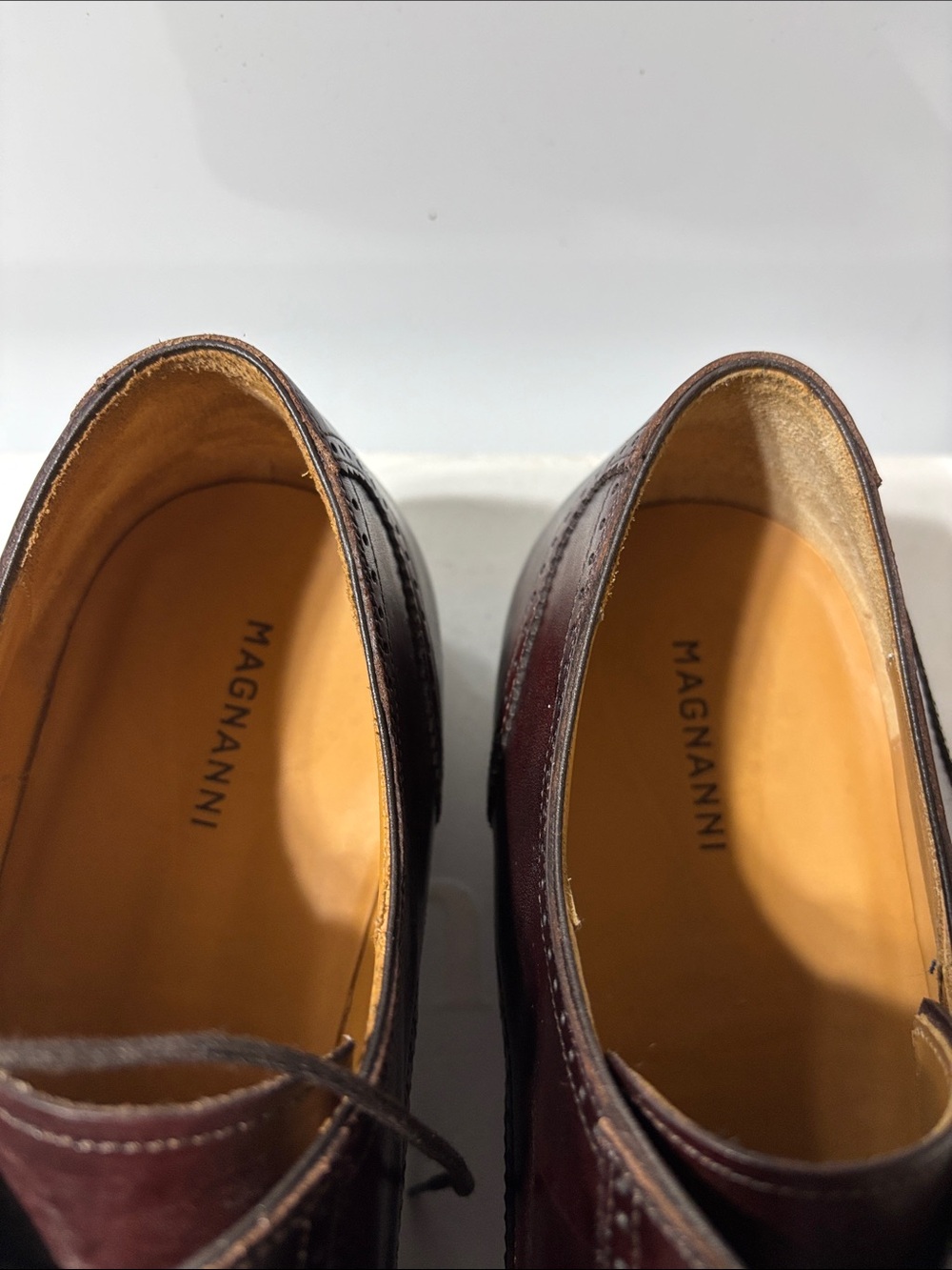 Magnanni Men’s Oxfords Leather Derby Shoes. Made in Portugal. EUC - Picture 2 of 11